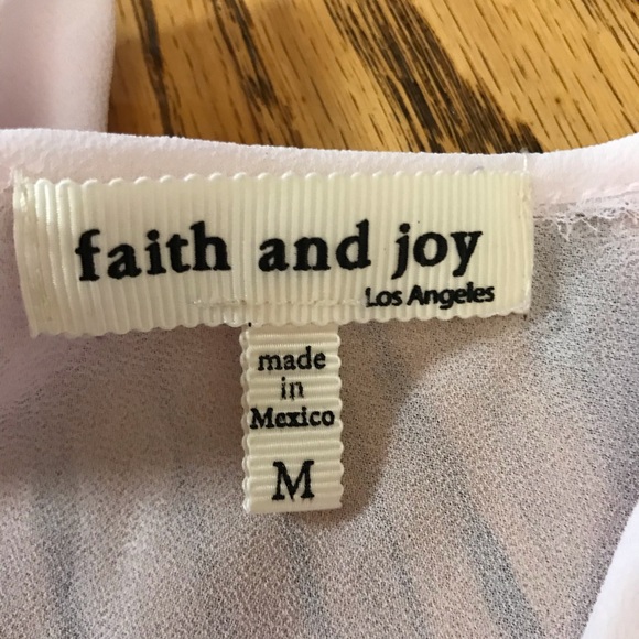 Faith and Joy Coral with Lace Top - Picture 3 of 4